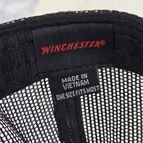 Winchester Trucker‎ Hat Gray Black Mesh Snapback Adjustable Outdoor Country - Picture 9 of 9